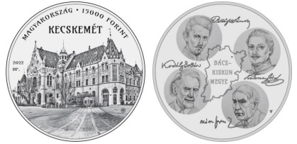 2022 Bács-Kiskun megye, Kecskemét - ezüst érme 2022 Bács-Kiskun megye, Kecskemét - ezüst érme